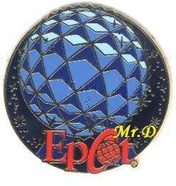 Disney Pin WDW   Booster Collection 4 Park Logo ~ EPCOT  