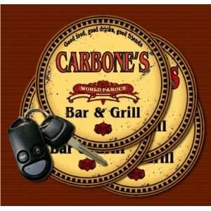  CARBONES Family Name Bar & Grill Coasters: Kitchen 