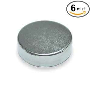 Industrial Grade 2VAK5 Disc Magnet, Rare Earth, 4.0 Lb, PK 6:  
