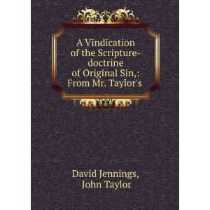  A Vindication of the Scripture doctrine of Original Sin 