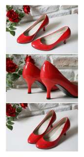 New Womens Shoes Pumps Classics Colorful Fashion Mary Janes Med Heels 