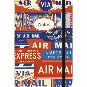  Par Avion Airmail Cavallini Small Notebook with Elastic 