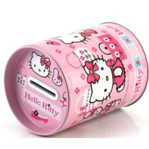  Hello Kitty Sanrio Coin Bank w/ Flowers: Office Products