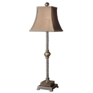  Oil Rubbed Buffet Lamp with Bronze Finish: Home 