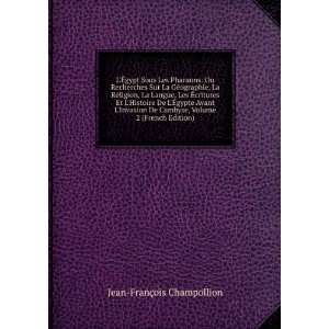   , Volume 2 (French Edition) Jean FranÃ§ois Champollion Books