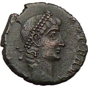  CONSTANS 347AD Authentic Genuine Ancient Roman Coin WREATH 