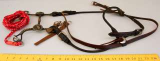 Fred Whitfield Pro Headstall Rein Roping Bridle Bit Vtg  