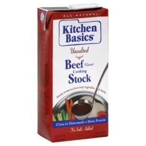  Kitchen Basics, Stock Beef Unsltd, 32 OZ (Pack of 12 