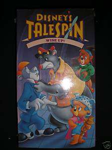 DISNEY TALESPIN WISE UP VOL 7 1992 APPROX 46 MINS RETIRED VHS OOP 