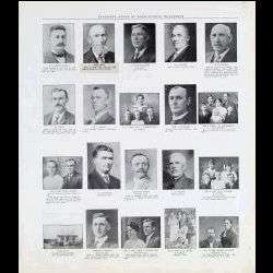 1917 Rock County, Wisconsin Atlas & Plat Book   WI History Genealogy 