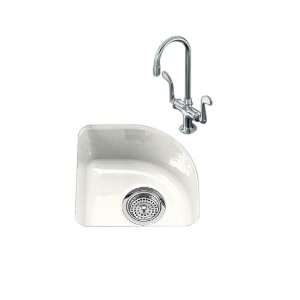   Undercounter Entertainment Sink, White 