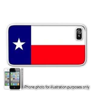   Texas State Flag Apple Iphone 4 4s Case Cover White 