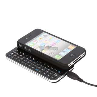 Mini Wireless Sliding Bluetooth Keyboard + Hardshell Case for Iphone 