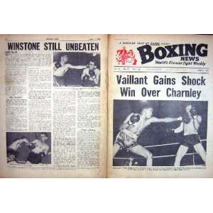  BOXING 1962 CHARNLEY VAILLANT WINSTONE CARROLL GILROY 