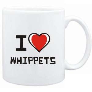  Mug White I love Whippets  Dogs: Sports & Outdoors
