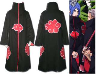New* Naruto Akatsuki cosplay costume cloak  