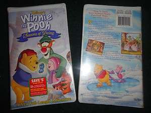 DISNEYS Winnie the Pooh  Seasons of Giving VHS 2000 Clam Shell BRAND 