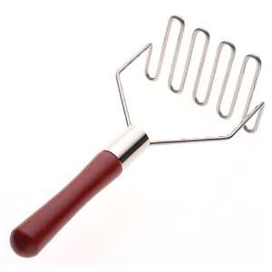   10 Inch Standard Masher with Red Wood Handle