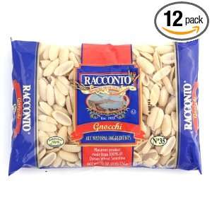 Racconto Gnocchi, 16 Ounce Packages (Pack of 12)  Grocery 