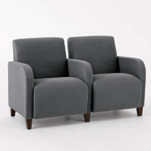    Lesro Fabric Two Seat Sofa with Center Arm: Furniture & Decor