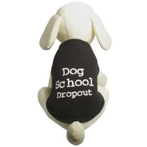  Dog School Drop Out T Shirt   Size 10