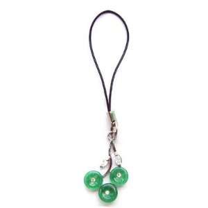  Cellphone charm   jade flower: Cell Phones & Accessories