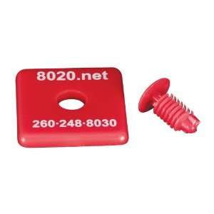 80/20 Inc 10 Series 2015RED 1010 End Cap Red  Industrial 