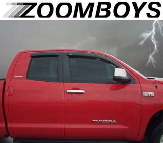 Stampede Truck Window smoke vent tinted Shades Visors Rain Guards 