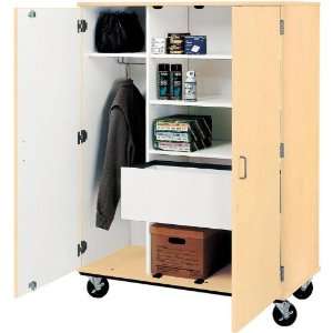    67 Tall Locking Wardrobe with File Drawer: Office Products