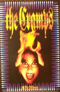 The Cramps, Mermen original 1994 concert poster Bill Graham Presents 
