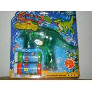  dinosaur bubble gun: Toys & Games
