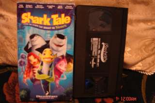   Presents SHARK TALE Vhs Video Will Smith Jack Black CUTE Family Movie