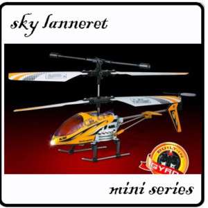 GYRO Metal 3.5Ch Micro Sky Lanneret RC Helicopter 19cm  