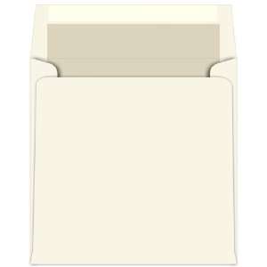  6 1/2 Square Lined Envelopes   Bulk   Ecru Pearl Lined 