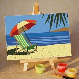 com Young Artist Painting Set (Canvas Board, Wooden Stretcher, Paint 