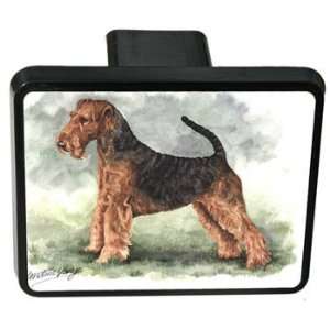  Airedale Terrier Trailer Hitch Cover: Sports & Outdoors