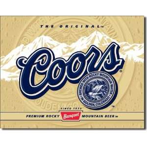  Coors Beer Label Retro Tin Sign: Home & Kitchen