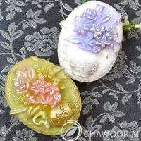 Elegance Flower vase 01 Silicone Soap Molds Soap Making,Candle Molds 