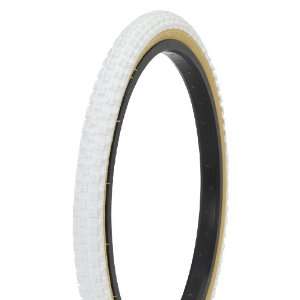   Wire Bead Bicycle Tire, 20 Inch x 1.75 Inch, White: Sports & Outdoors