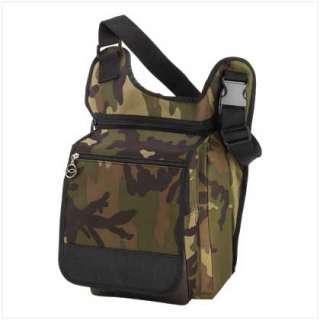 GREAT CAMOUFLAGE CARRYING CASE FEATURES RUGGED STYLING, ROOMY POCKETS 