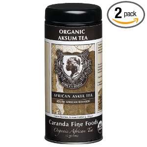 Caranda Fine Foods African Askia Tea, Organic Aksum Tea,3.5 Ounce Tins 