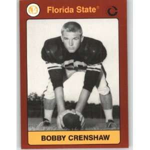   Bobby Crenshaw   FSU Seminoles  Shipped in Top Load