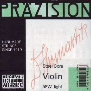   Violin Prazision Set   Chrome E 4/4 Size Weich (50, 51, 53, 54), 58W