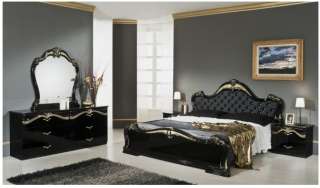 this beautiful italian classic bed features high gloss material sturdy 