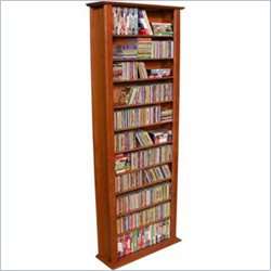   CD DVD Wall Rack Media Storage, Available in Multiple Finishes [8700