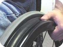 wheel of a variety of wheelchairs affords easy replacement of your 