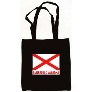  Albertville Alabama Souvenir Tote Bag Black: Everything 