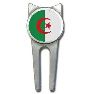 Algeria flag golf divot tool