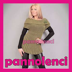   BEIGE poncho gilet lana maglione coprispalle donna AS 9101  