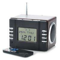 inch  Player Speaker Calendar Temperature Time Display FM Alarm 